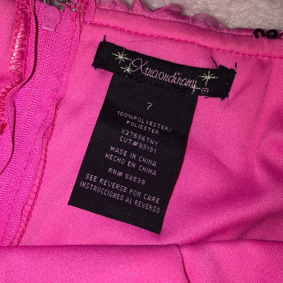 Dillards Dresses Pink Strapless High Low Dress Poshmark